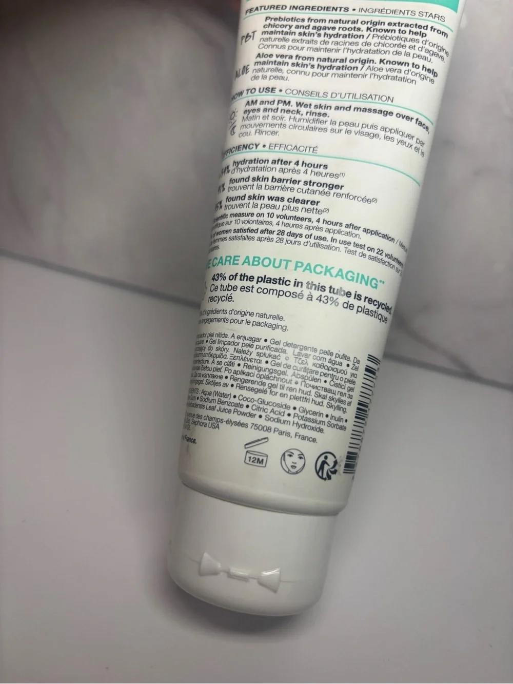 New/Sealed SEPHORA COLLECTION PBT Prebiotics Clean Skin Gel Cleanser+Tone 125 mL - Picture 7 of 7